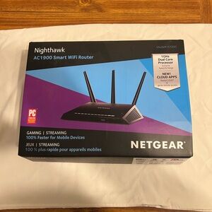 NETGEAR Nighthawk Black and Blue WiFi Router